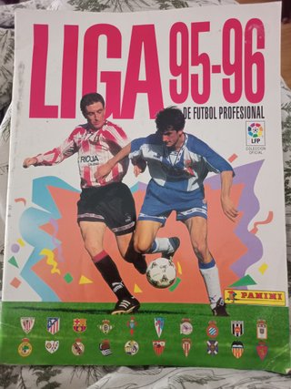 Álbum LA LIGA 95/96 Panini + 80 cromos sin pegar