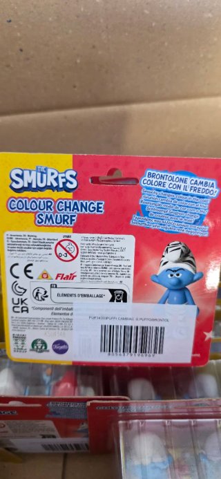 Puffi che cambiano colore, set da 2