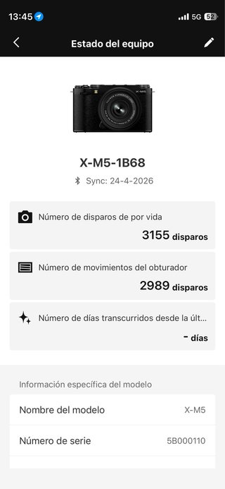 Fujifilm X-M5 Cuerpo de Cámara