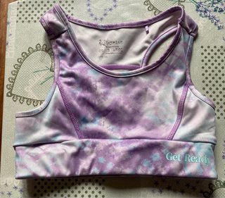 Lote 4 tops deportivos niña pastel tie-dye 7/8