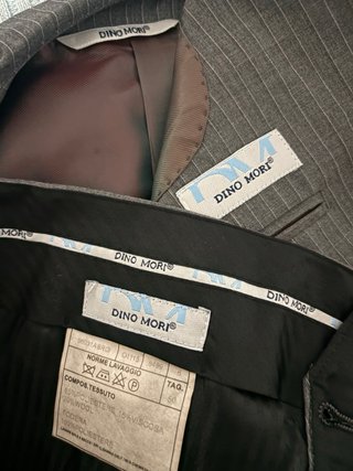 Completo Uomo Dino Mori Tg 50 Grigio