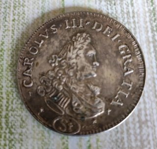 Moneta Sicilia 12 tari 1730 Formula visto piaciuto
