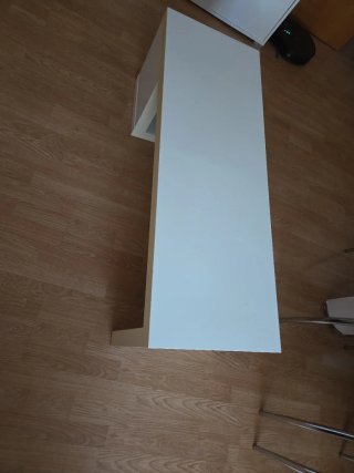 Mesita salon blanca