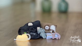 Canastilla personalizada regalo bebé selva
