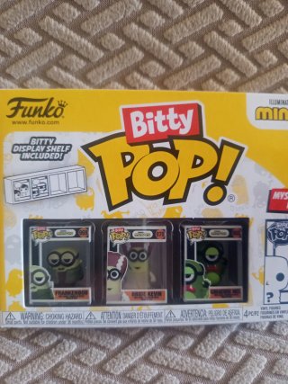 Funko Bitty Pop! Minions 4 Pack Mystery. Zombies