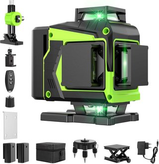 Nivel Láser 360° Autonivelante Verde