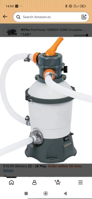 Filtro de arena Bestway 58515