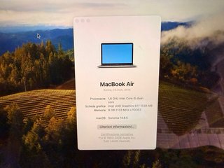 MacBook Air 13 2019 Grigio Argento