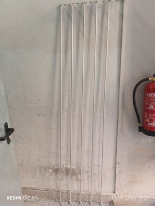Tendedero Plegable Pared 1.80m Metal