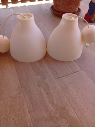 Lámparas de techo blancas