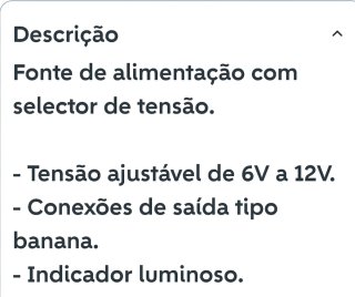 Fuente Alimentación Ajustable 6V 12V