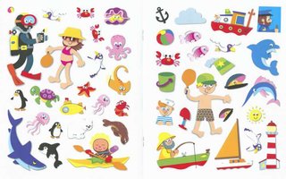 Aprende inglés con pegatinas (euskera, 3-5 años)