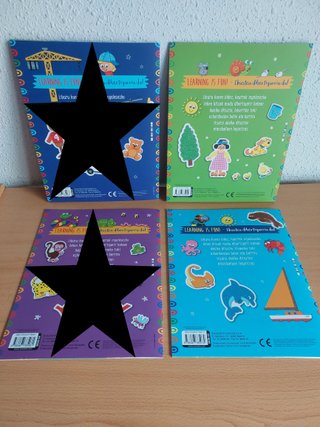 Aprende inglés con pegatinas (euskera, 3-5 años)