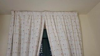 Tende per camera da letto per bambine con fiori