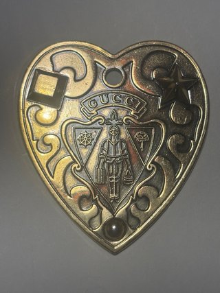 Pendente Cuore Vintage Gucci Oro