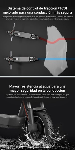 Patinete Eléctrico Xiaomi 5 Pro-Speaker + ES