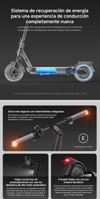 Patinete Eléctrico Xiaomi 5 Pro-Speaker + ES