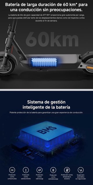 Patinete Eléctrico Xiaomi 5 Pro-Speaker + ES