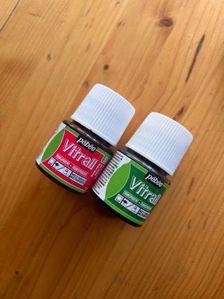 Pinturas Vitrail PÉBÉO (2 uds)