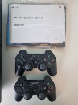 PS3 Fat 2 Mandos + Manual