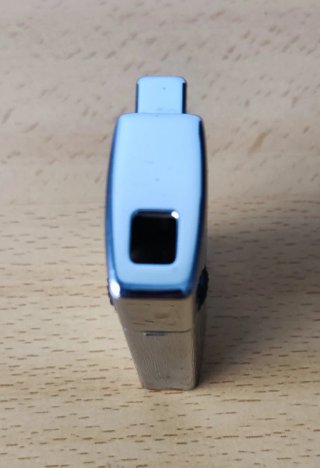 Encendedor Silver Match Huracan Vintage 80s