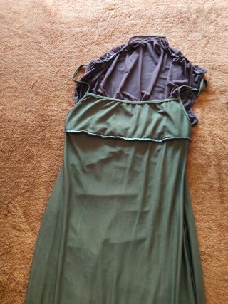 Vestido largo morado talla M
