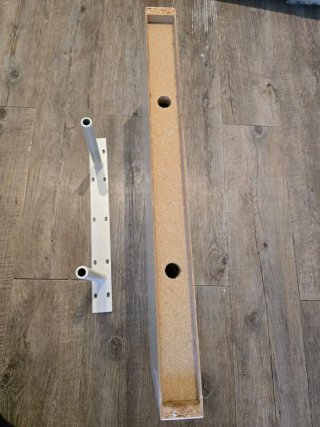Estantería flotante blanca