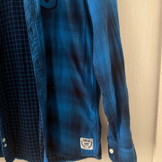 Camicia OVS ragazzo quadri blu 13-14 anni