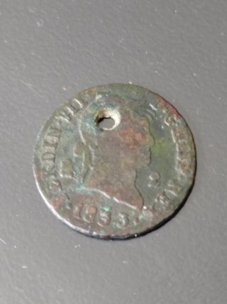 Moneda 2 Maravedís 1833