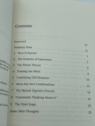 A Technique for Producing Ideas