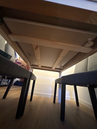 Mesa Comedor Extensible Blanca Madera