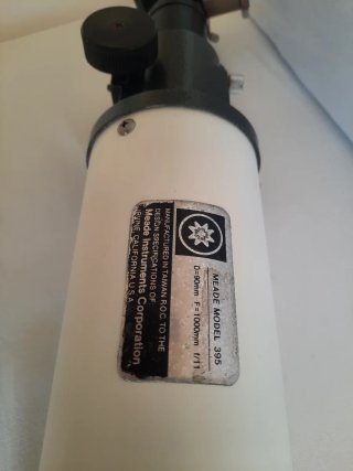 Tubo telescopio refractor Meade 90mm