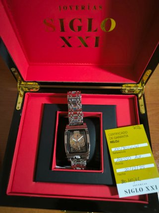 Reloj Siglo XXI Oro y Plata
