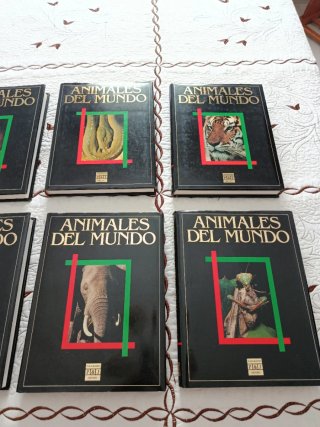 Lote 8 enciclopedias de animales en perfecto