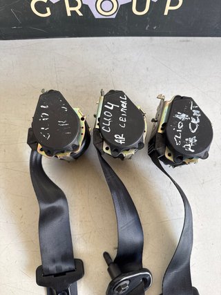 Cinturones de seguridad renault clio 4 (3 uds.)