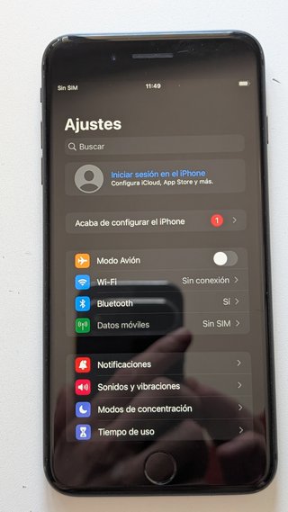 iPhone 8 Plus 64GB negro muy buen estado