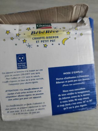Calentador Biberones y Potitos BébéRêve