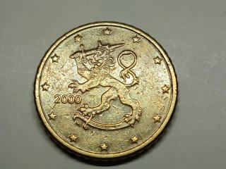 Moneda 50 céntimos Finlandia año 2000, mejor ofert