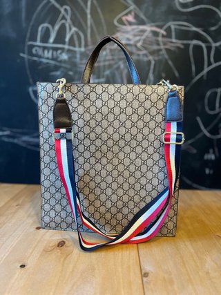Borsa Gucci con stampa gatto
