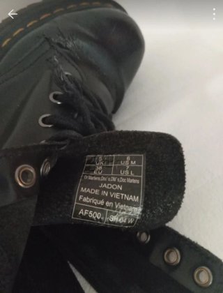 Dr. Martens Stivali Neri Platform