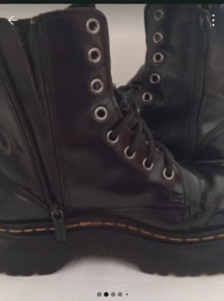 Dr. Martens Stivali Neri Platform