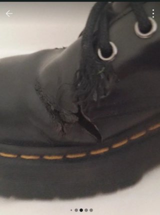 Dr. Martens Stivali Neri Platform