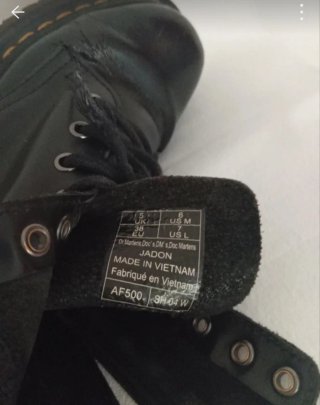 Dr. Martens Stivali Neri Platform