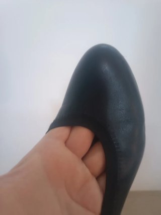 Zapatos de  piel negros de señora   del 40, nuevos