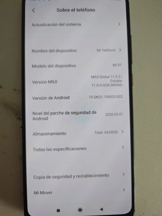 Xiaomi Redmi 9T Negro