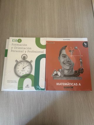 LOTE LIBROS 4 ESO ANDALUCÍA LOMLOE NUEVOS