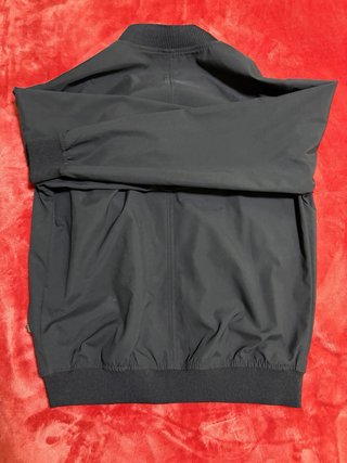 Chaqueta bomber negra