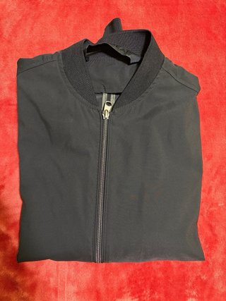 Chaqueta bomber negra