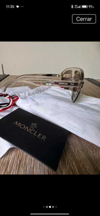 Occhiali da sole Moncler beige/marrone