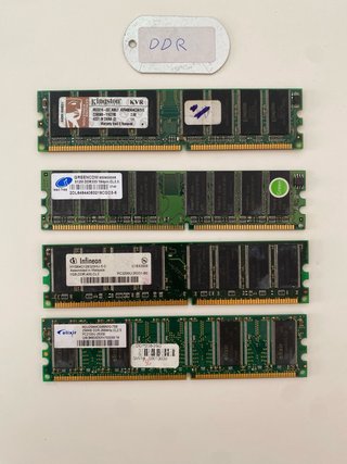 Pack Memorias RAM DDR Kingston, Infineon,Elixir...